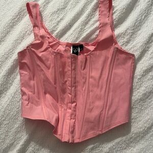 Pink Corset Top